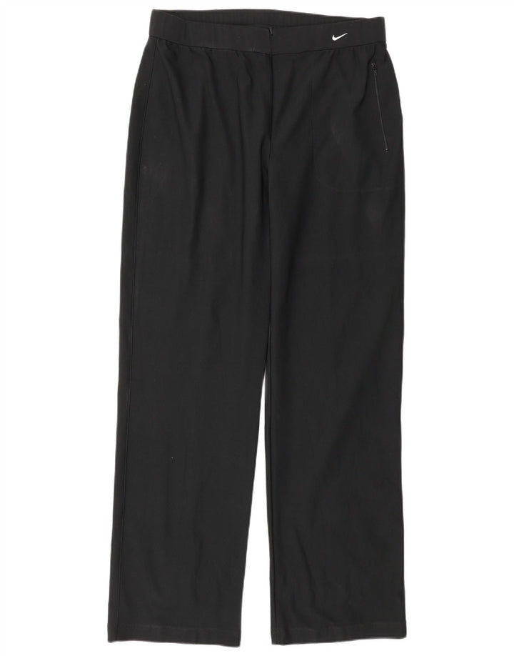 Nike Womens Tracksuit Trousers US 12/14 Large  Black Polyester