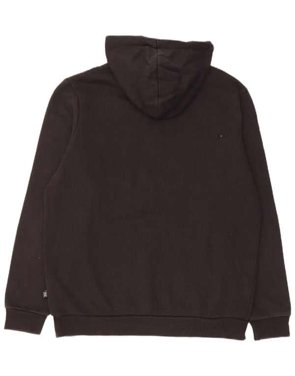 Puma Mens Graphic Hoodie Jumper Medium Black Cotton
