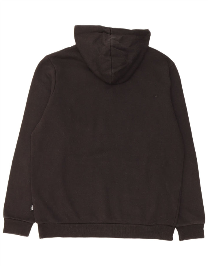 Puma Mens Graphic Hoodie Jumper Medium Black Cotton