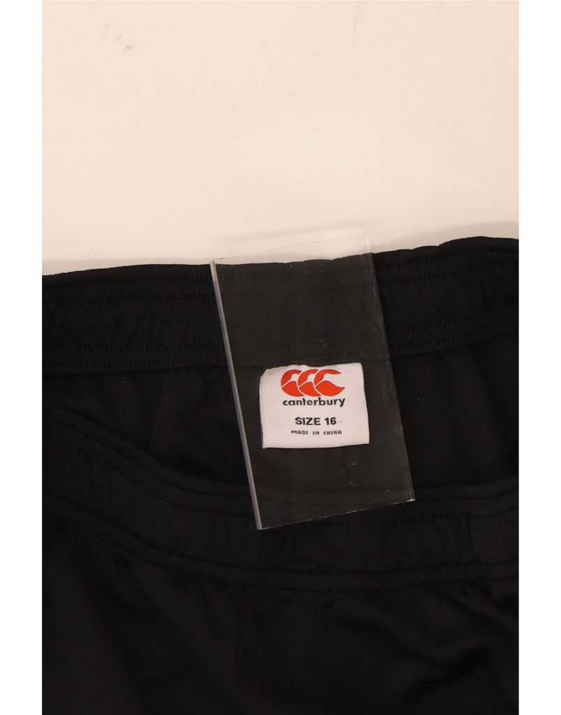 CANTERBURY Boys Tracksuit Trousers 15-16 Years  Black Vintage Canterbury and Second-Hand Canterbury from Messina Hembry 