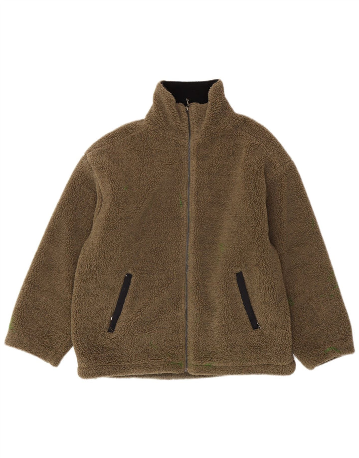 Antartex Mens Weekend Fleece Jacket UK 38 Medium Khaki
