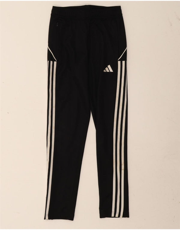 Adidas Boys Aeroready Tracksuit Trousers 11-12 Years  Black Polyester