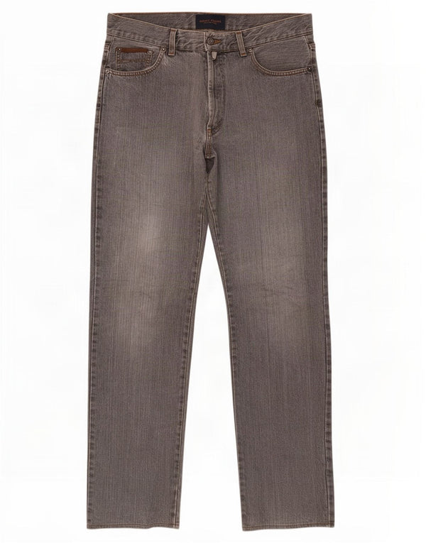 Gant Mens Straight Jeans W32 L36 Grey Cotton