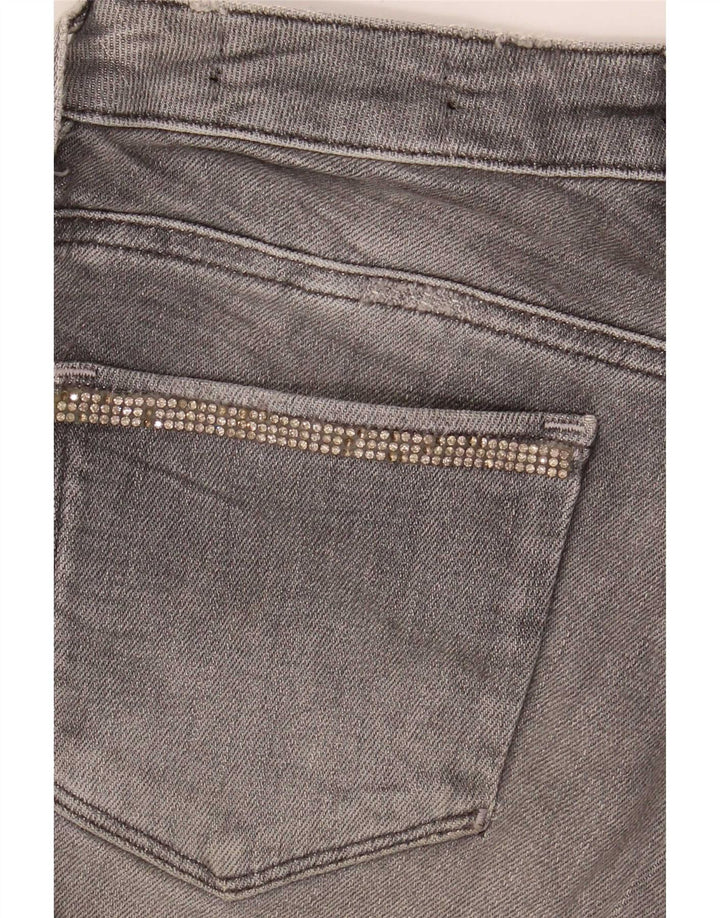 Guess Womens Distressed Jegging Skinny Jeans W26 L28 Grey
