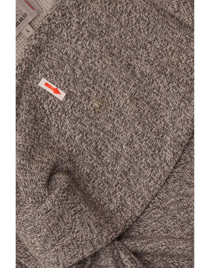 Marks & Spencer Mens Crew Neck Jumper Sweater Large Grey Flecked