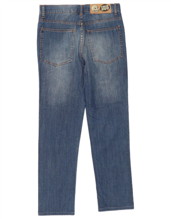 Cheap Monday Womens Straight Jeans W31 L28 Blue Cotton
