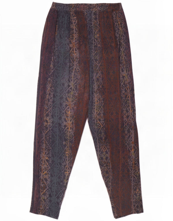 Kaliyana Womens Abstract Pattern Harem Trousers Small W28 L29 Multicoloured