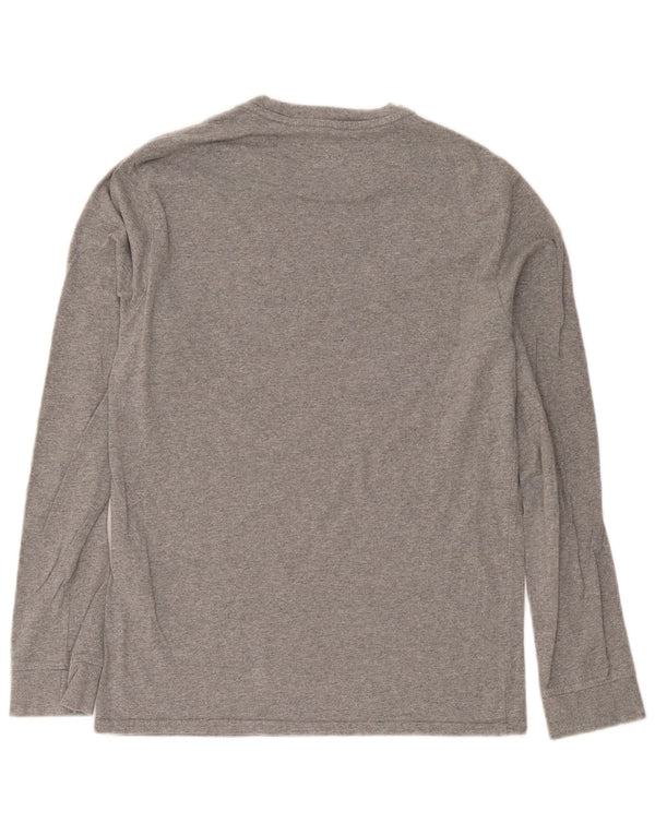 Levi's Mens Standard Fit Top Long Sleeve Small Grey Flecked Cotton