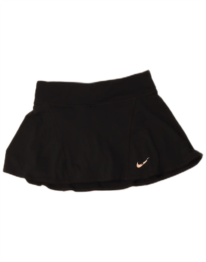 Nike Womens Dri Fit Skort UK 8 Small Black Polyester