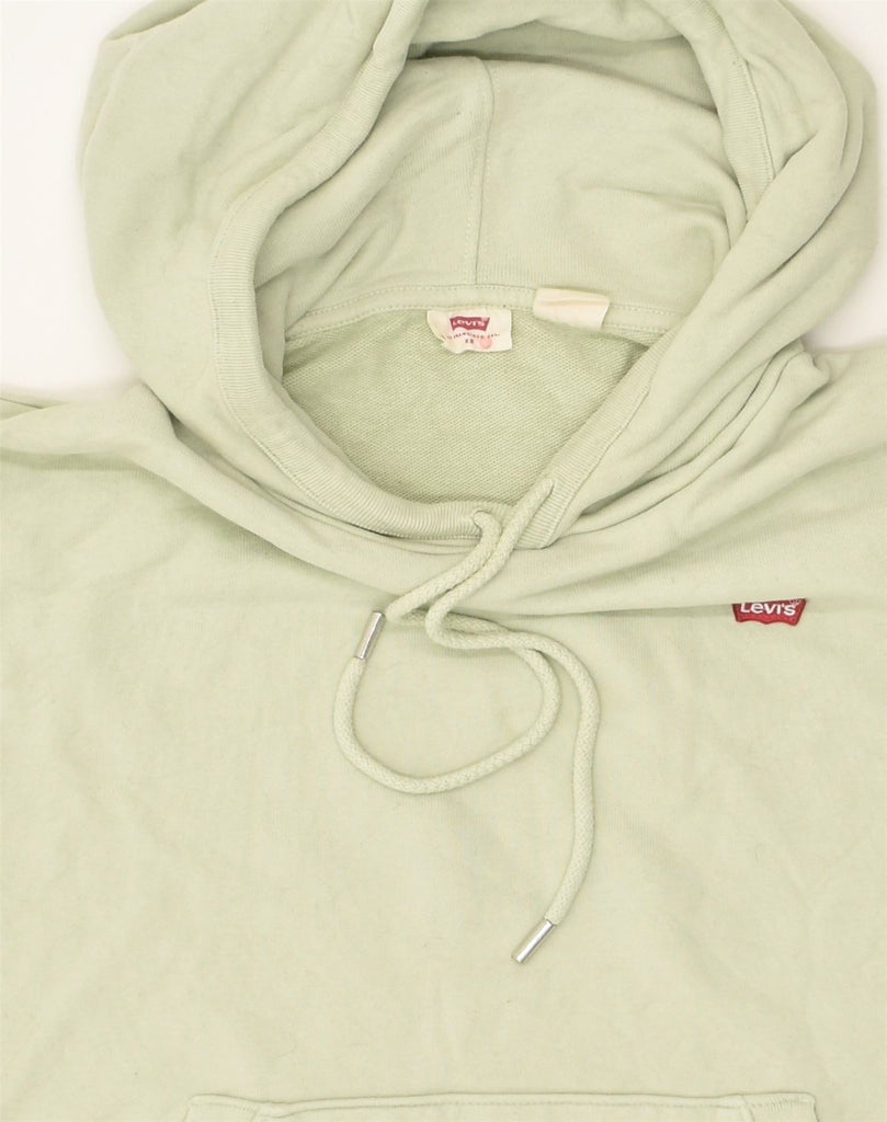 LEVI'S Mens Hoodie Jumper XS Green Cotton | Vintage Levi's | Thrift | Second-Hand Levi's | Used Clothing | Messina Hembry 