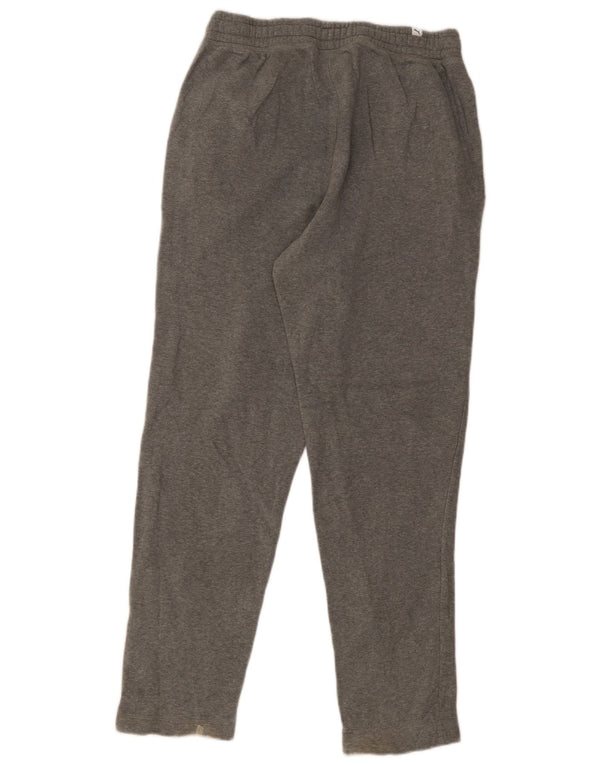 Puma Mens Tracksuit Trousers Large Grey Cotton