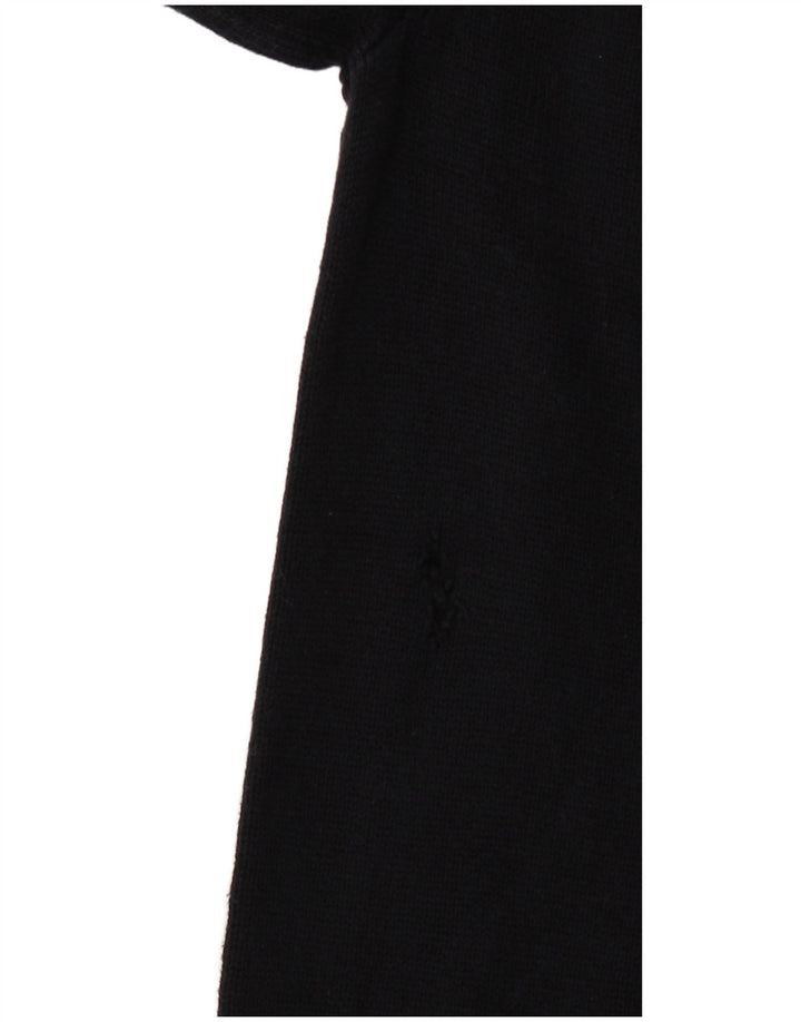 CHAPS Mens V-Neck Jumper Sweater XL Navy Blue Cotton