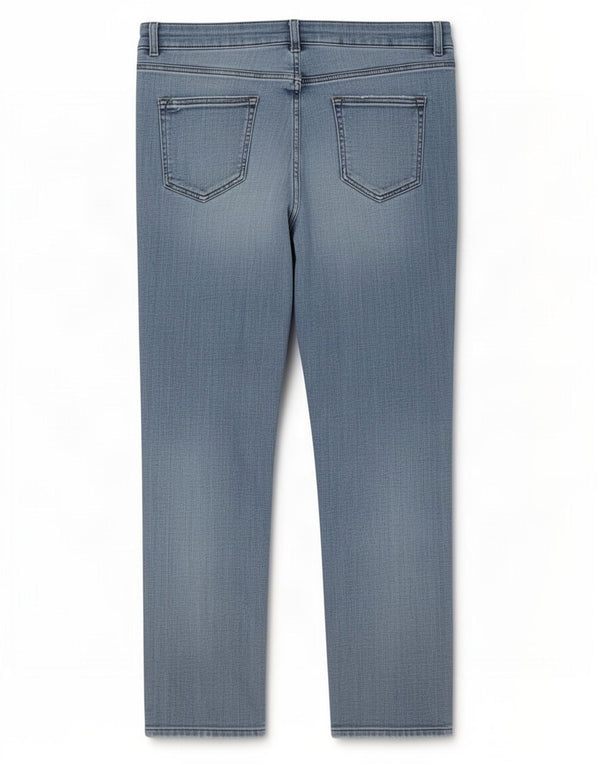 Marks & Spencer Womens Relaxed Fit Slim Jeans UK 16 Large W34 L27 Blue