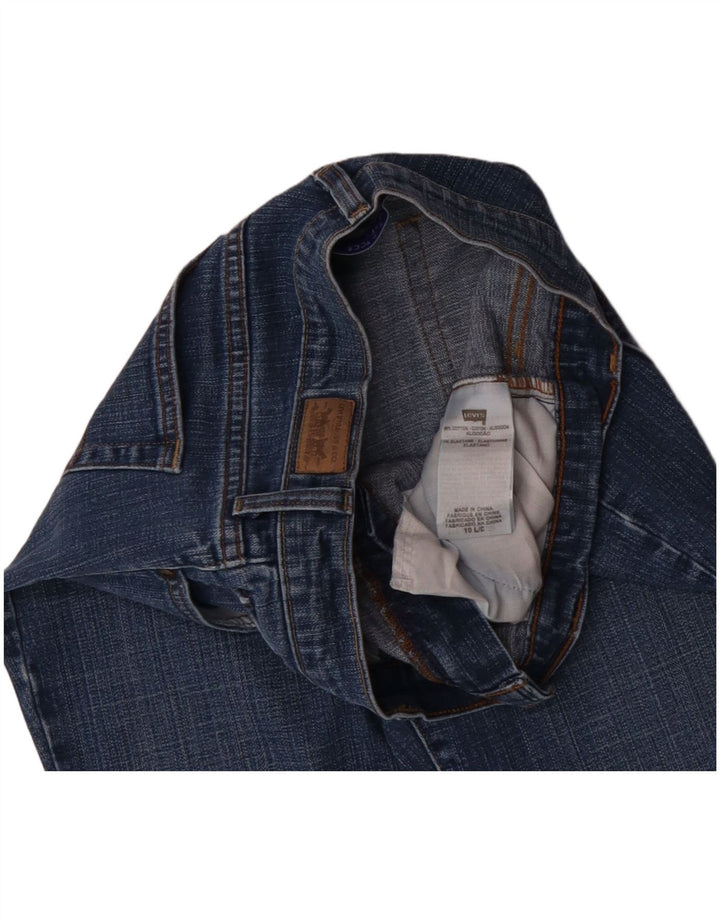 LEVI'S Womens 515 Bootcut Jeans US 10 Large W30 L32 Blue Cotton