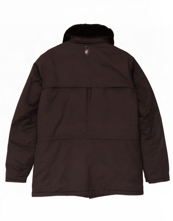 Piero Guidi Mens Utility Jacket UK 44 2XL Black Cotton