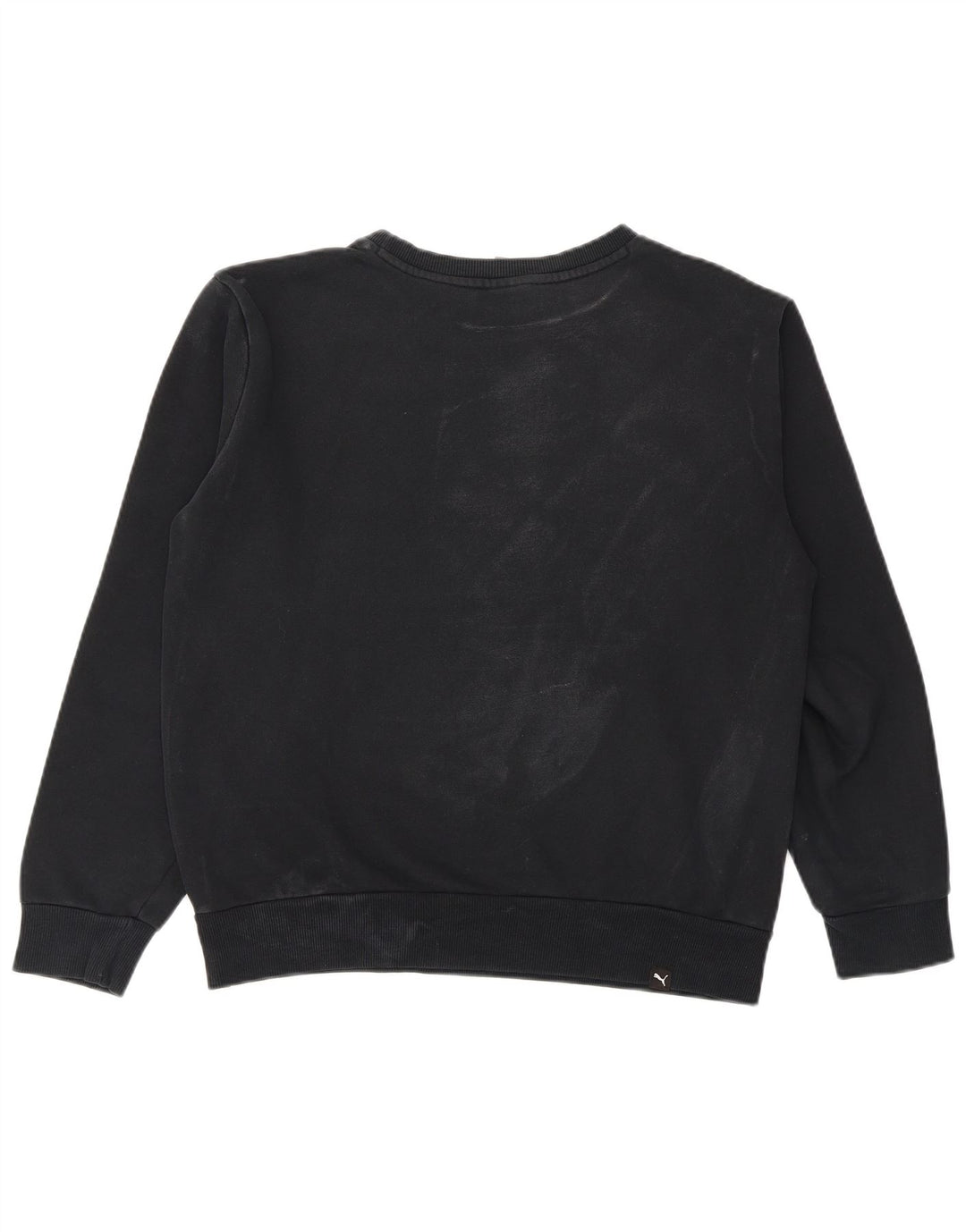 Puma Mens Graphic Sweatshirt Jumper Small Black Cotton