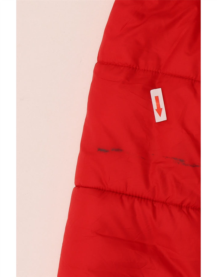 Levi's Girls Hooded Padded Jacket 15-16 Years Red Polyester