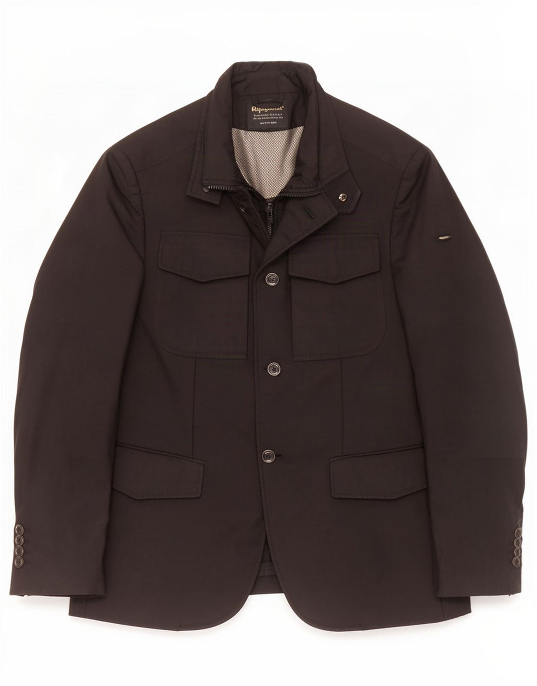 Refrigiwear Mens Sixty Utility Jacket IT 48 Medium Black Polyamide
