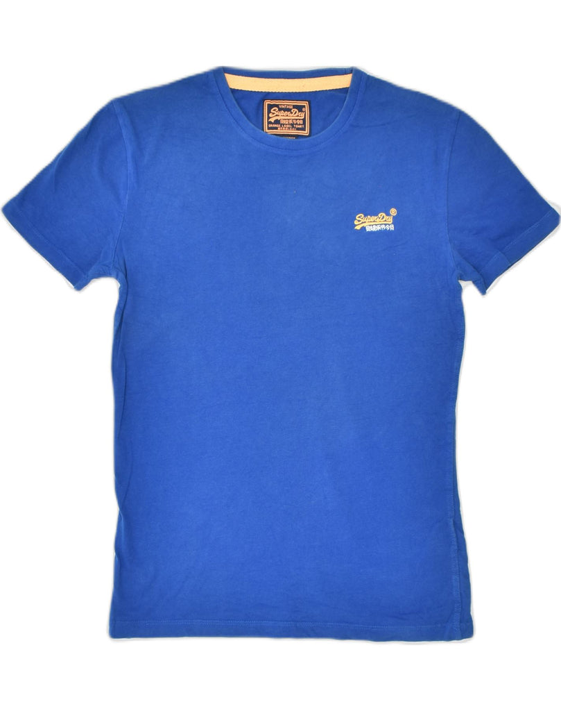 SUPERDRY Mens T-Shirt Top Small Blue Sports | Vintage | Thrift | Second-Hand | Used Clothing | Messina Hembry 