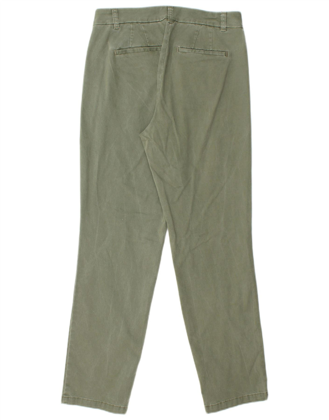 MONSOON Womens Standard Straight Chino Trousers UK 12 Medium W32 L28 Khaki