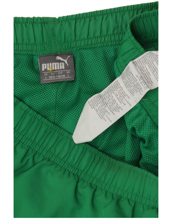 Puma Mens Sport Shorts Large  Green Polyester Sports
