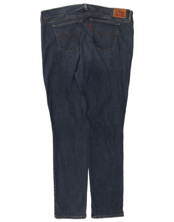 Levi's Womens 711 Skinny Jeans W34 L30 Blue