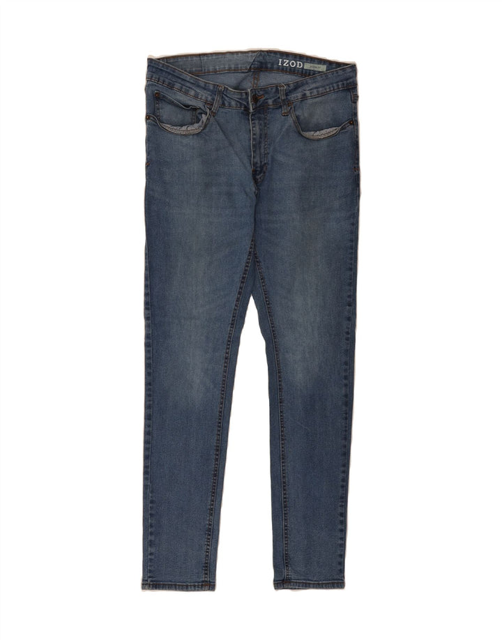 IZOD Mens Skinny Jeans W34 L32 Blue Cotton Vintage Izod and Second-Hand Izod from Messina Hembry 