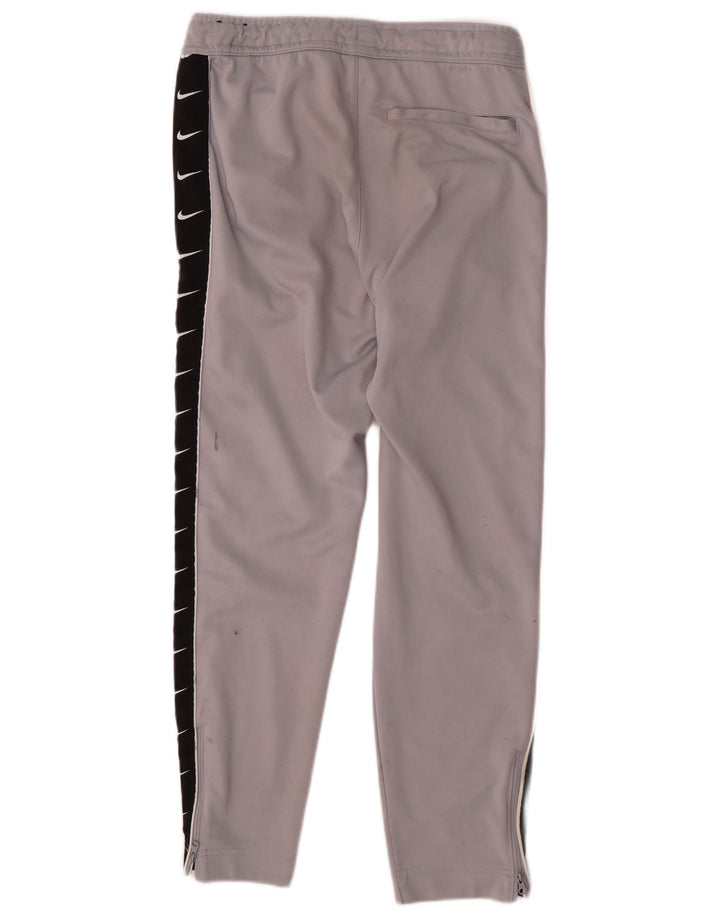 NIKE Mens Graphic Tracksuit Trousers Small  Grey Colourblock Polyester