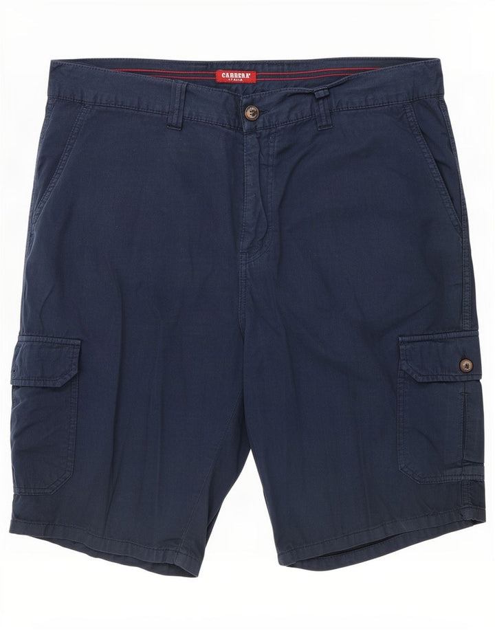 Carrera Mens Cargo Shorts XL W38 Navy Blue