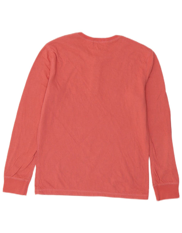 Polo Ralph Lauren Boys Top Long Sleeve 10-11 Years Large Pink Cotton