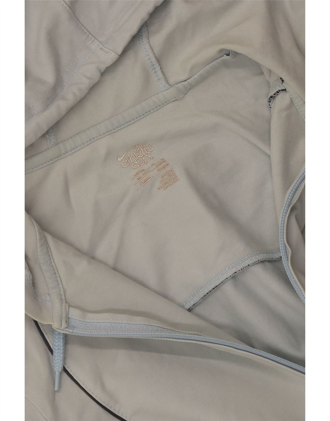 Nike Womens Zip Hoodie Sweater UK 12/14 Medium Blue