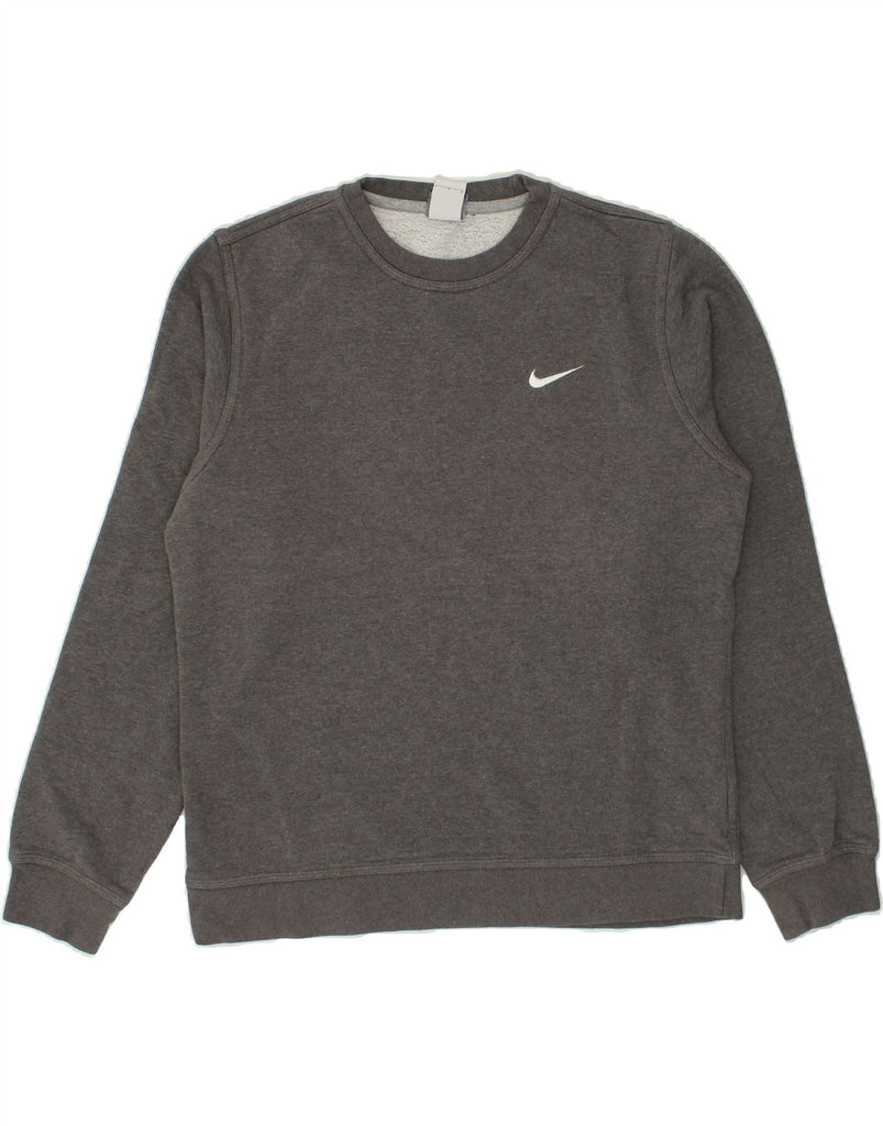 NIKE Mens Sweatshirt Jumper Large Grey Cotton | Vintage Nike | Thrift | Second-Hand Nike | Used Clothing | Messina Hembry 