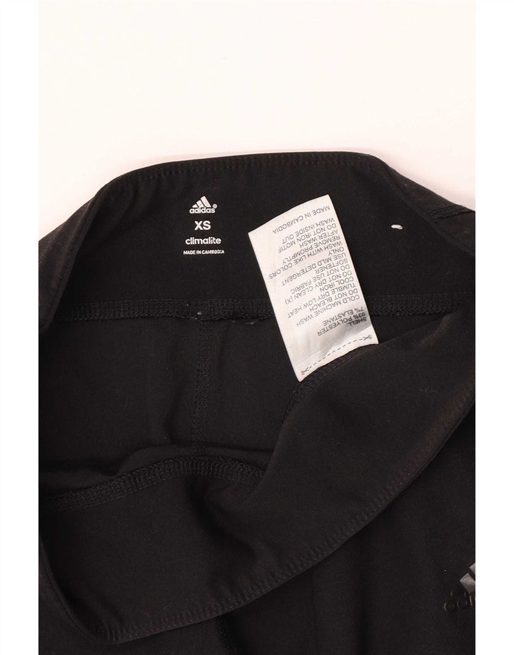 Adidas Womens Climalite Leggings UK 4 XS Black Polyester