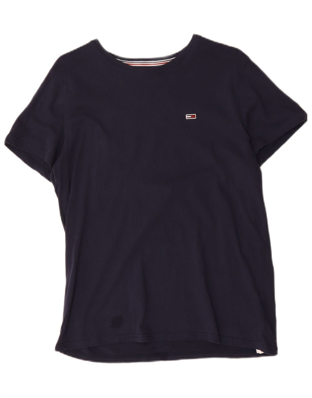 Tommy Hilfiger Mens T-Shirt Top Medium Navy Blue Cotton