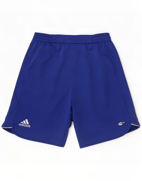 Adidas Boys Chelsea FC Sport Shorts 11-12 Years Blue Polyester