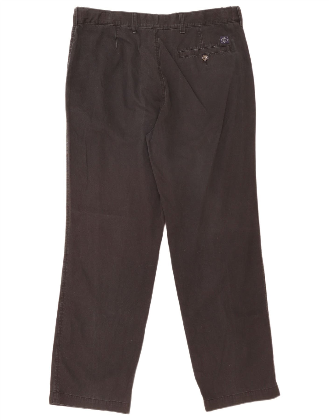 Marks & Spencer Mens Regular Chino Trousers W36 L31 Black Cotton