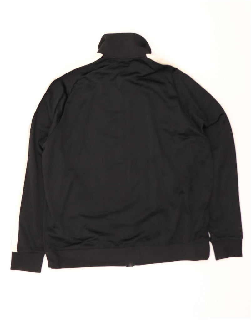 PUMA Mens Tracksuit Top Jacket 2XL Black Colourblock Polyester Vintage Puma and Second-Hand Puma from Messina Hembry 