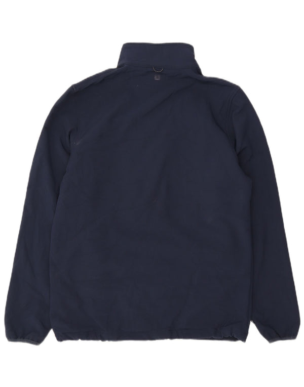 Mountain Warehouse Mens Windbreaker Jacket UK 36 Small Navy Blue Polyester
