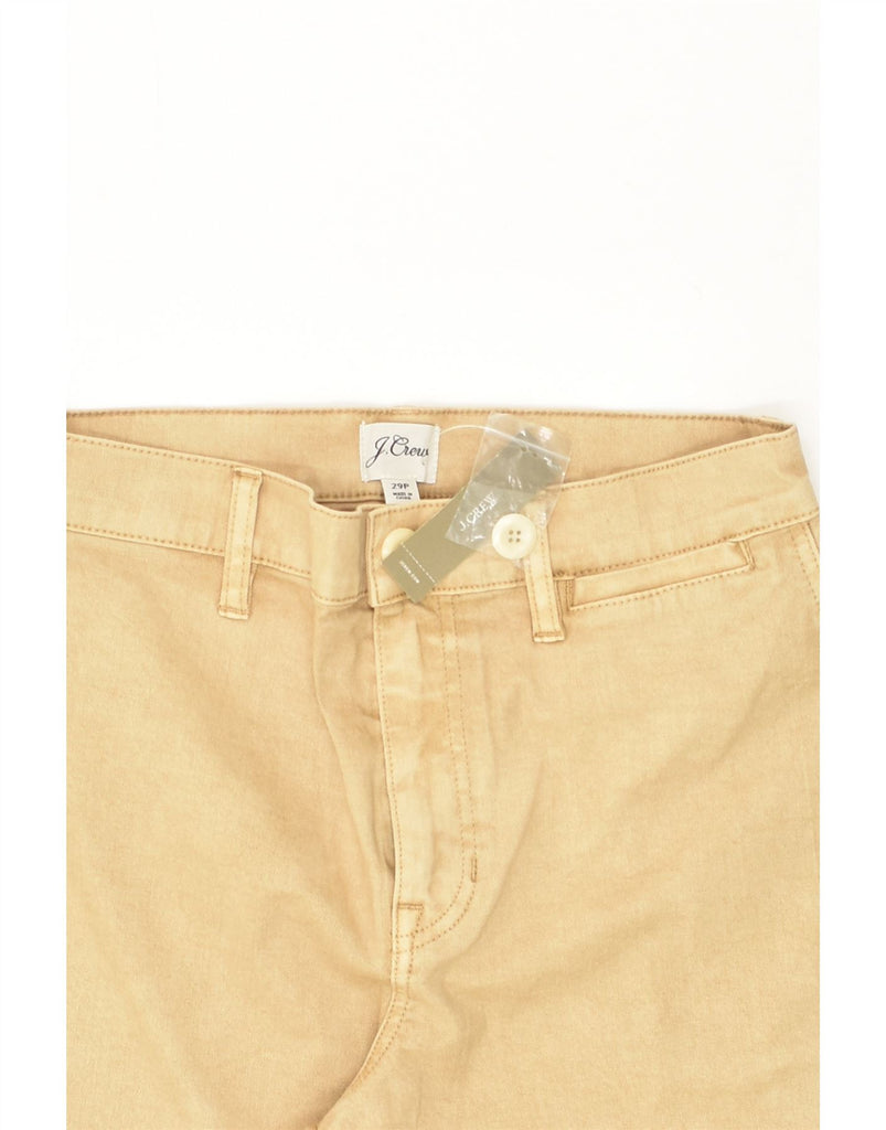 J. CREW Womens Crop Slim Wide Leg Jeans W29 L24  Beige Cotton | Vintage J. Crew | Thrift | Second-Hand J. Crew | Used Clothing | Messina Hembry 