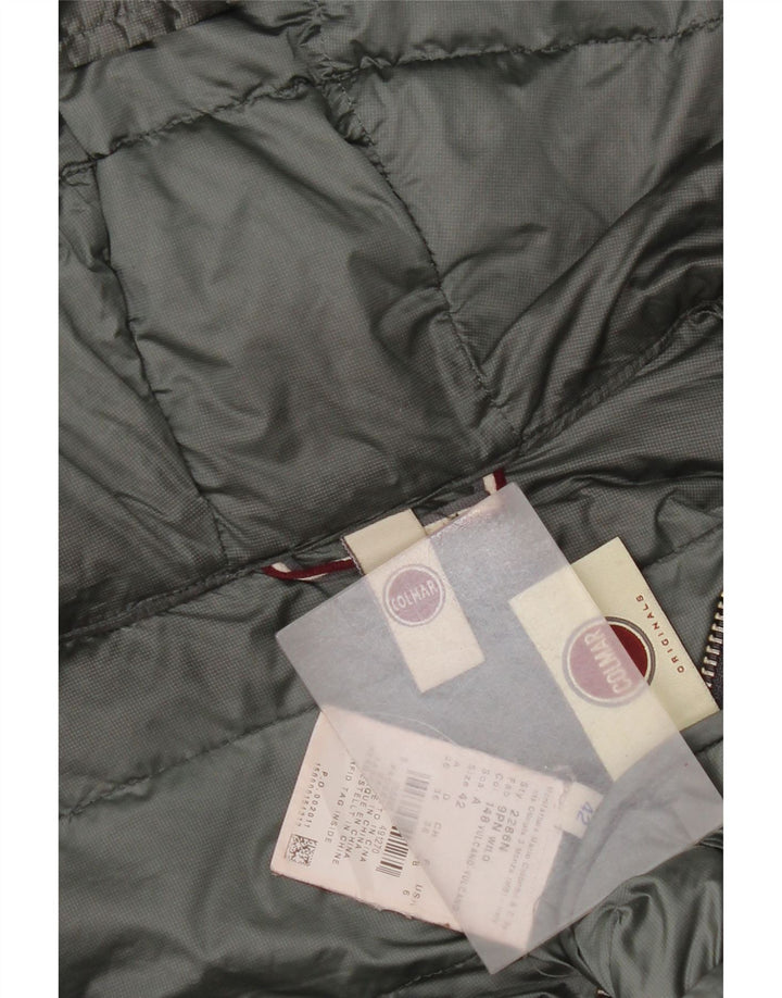 Colmar Womens Hooded Padded Jacket IT 42 Medium Green