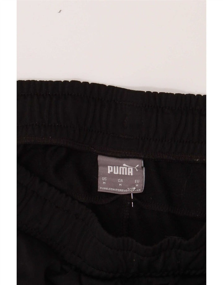 Puma Mens Tracksuit Trousers Joggers Medium Black Polyester