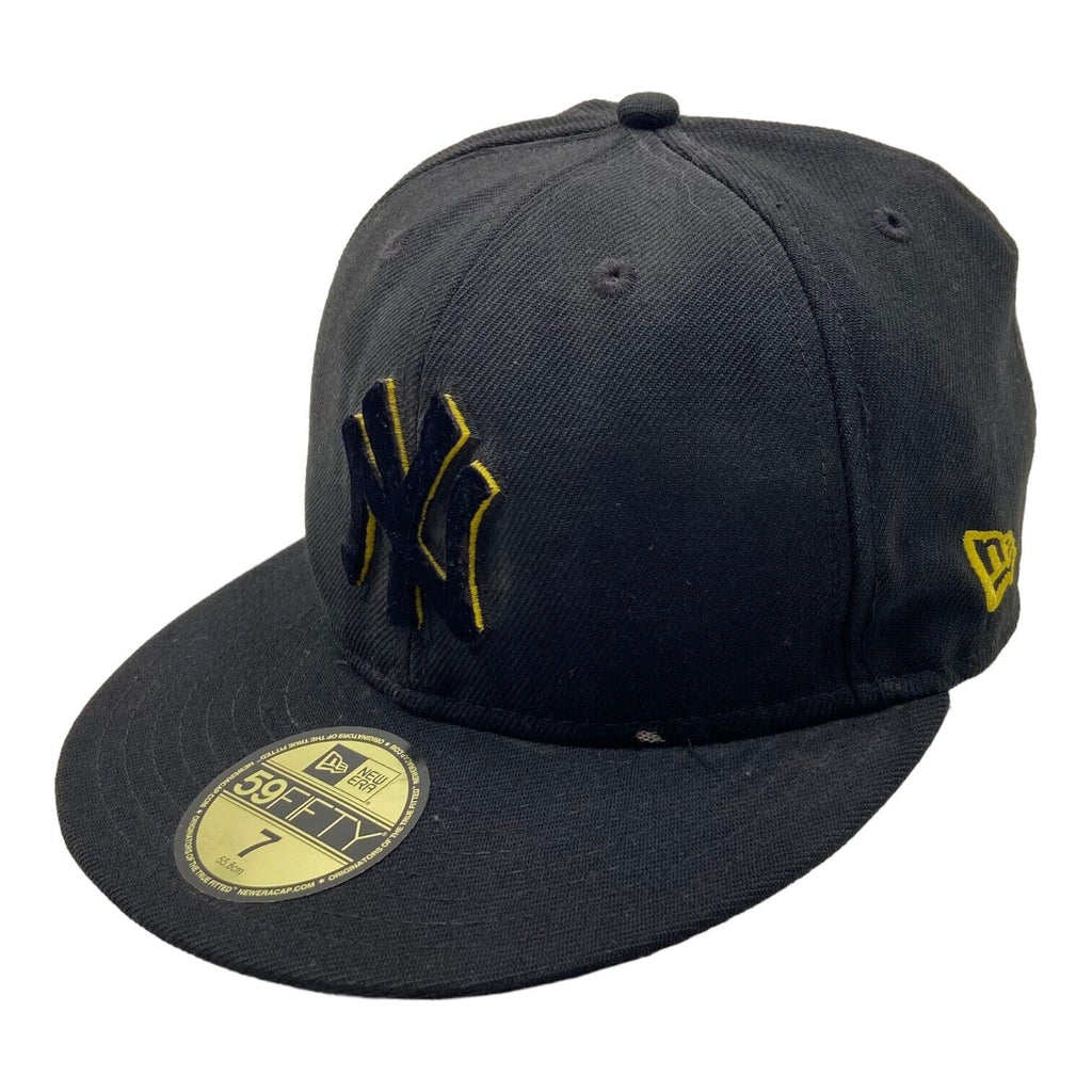 New York Yankees Mens Black New Era Baseball Cap | Vintage US MLB Sportwear Hat Vintage Messina Hembry and Second-Hand Messina Hembry from Messina Hembry 