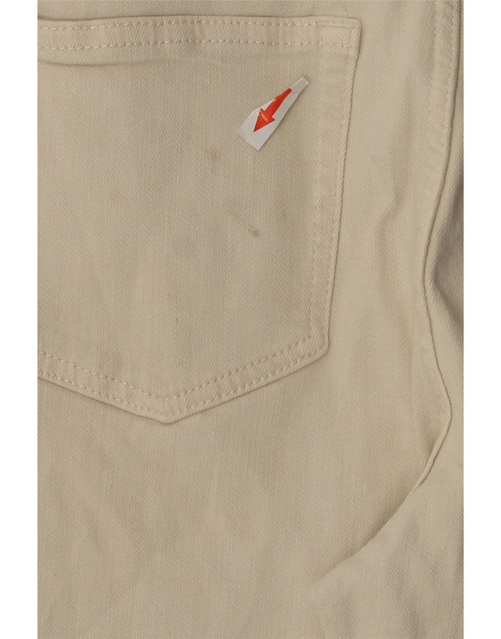 Marks & Spencer Womens Relaxed Fit Slim Jeans UK 12 Medium W30 L26 Beige
