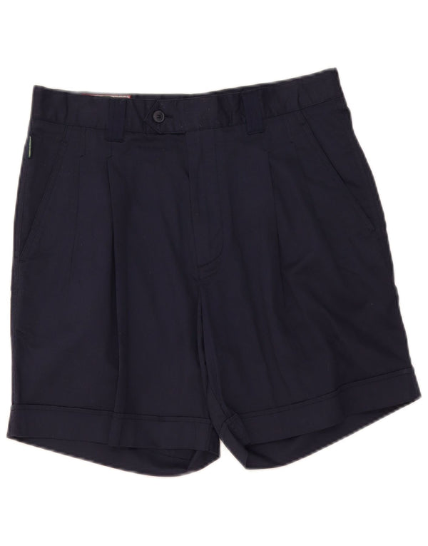 European Project Mens Pegged Chino Shorts IT 46 Small W32 Navy Blue Cotton