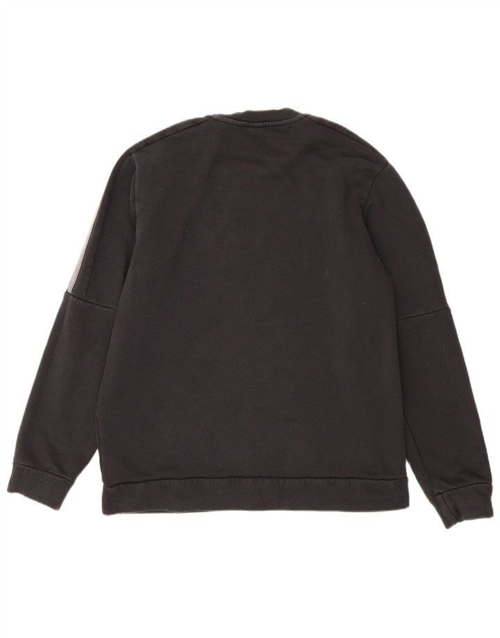 Adidas Mens Sweatshirt Jumper Medium Black Cotton