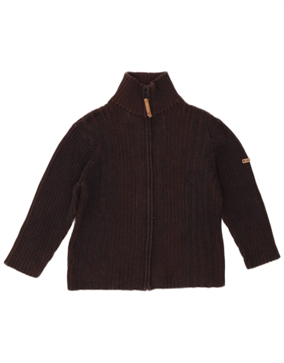 Timberland Boys Cardigan Sweater 7-8 Years Navy Blue Cotton
