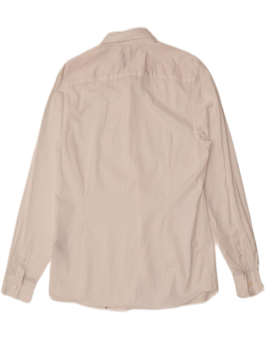 Ted Baker Mens Slim Fit Shirt Size 4 Large White Cotton