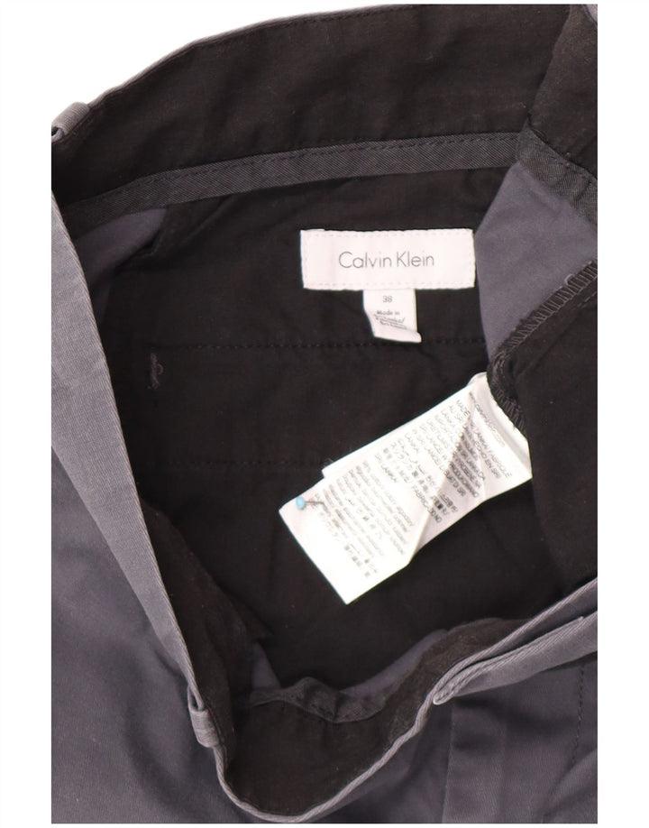 CALVIN KLEIN Mens Chino Shorts  W38 XL Grey Cotton