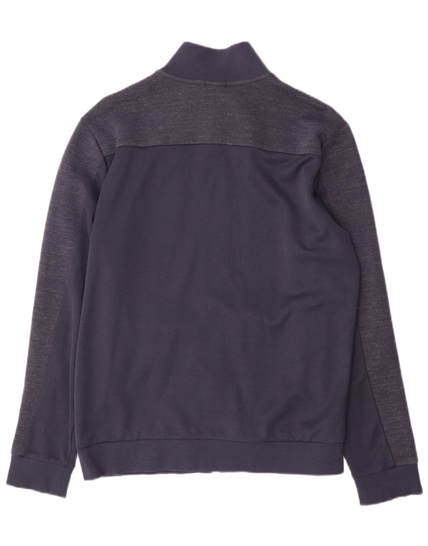 Hugo Boss Womens Regular Fit Tracksuit Top Jacket UK 16 Large Navy Blue