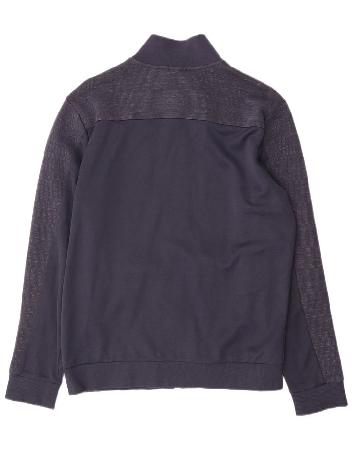 Hugo Boss Womens Regular Fit Tracksuit Top Jacket UK 16 Large Navy Blue